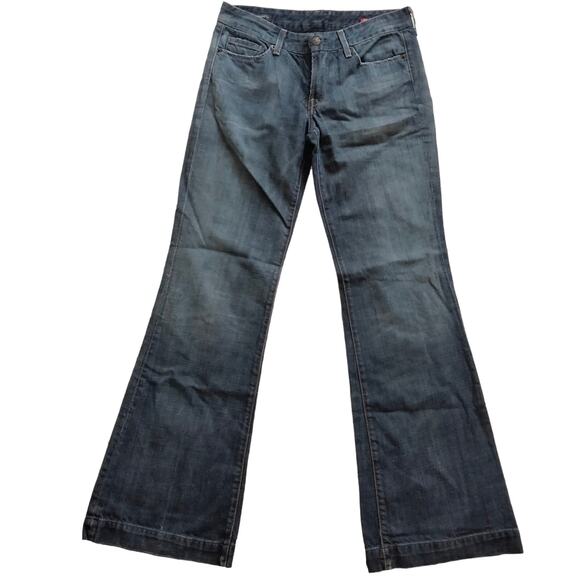 Citizens of Humanity Vintage Y2K Blue Denim Faye #3 Low Waist Full Leg Jeans 28